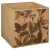 FIVE SIMPLY SMART Boîte De Rangement Pliable Haute "Bambou" 31x31cm Naturel -Petit rangement Soldes Magasin 33672941 1