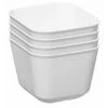 FIVE SIMPLY SMART Lot De 4 Boîtes De Rangement "Flex" 8cm Blanc -Petit rangement Soldes Magasin 33673111 1