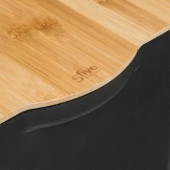 FIVE SIMPLY SMART Boîte De Rangement "Marco" 13L Noir & Naturel -Petit rangement Soldes Magasin 33673474 3