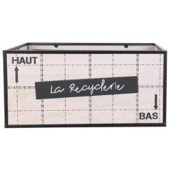 Paris Prix - Lot De 2 Cagettes Déco "contenu" 40cm Naturel 10 Paris Prix - Lot De 2 Cagettes Déco "contenu" 40cm Naturel -Petit rangement Soldes Magasin 33673941 4