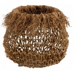 Paris Prix - Panier De Rangement Déco "tressé" 43cm Naturel