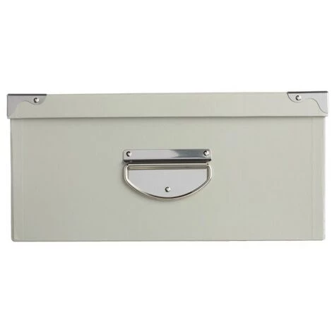 ATMOSPHERA, CRATEUR D'INTRIEUR Set De 6 Boîtes De Rangement "Uni" 48cm Gris 7 ATMOSPHERA, CRATEUR D'INTRIEUR Set De 6 Boîtes De Rangement "Uni" 48cm Gris – Image 5