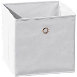 Paris Prix - Boîte De Rangement Pliable "kase" 32cm Blanc