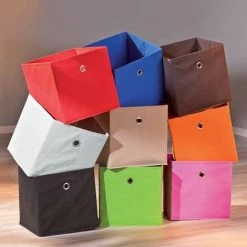 Paris Prix - Boîte De Rangement Pliable "kase" 32cm Vert -Petit rangement Soldes Magasin 33708307 3