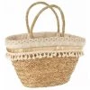 Paris Prix - Sac De Plage En Rotin "flo" 58cm Naturel & écru 1 Paris Prix - Sac De Plage En Rotin "flo" 58cm Naturel & écru -Petit rangement Soldes Magasin 33708471 1
