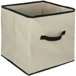 BBASICCO Boîte De Rangement Pliable "Basic" 31x31cm Lin