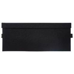 ATMOSPHERA, CRŽATEUR D'INTŽRIEUR Set De 4 Boîtes De Rangement "Elio" 39cm Noir -Petit rangement Soldes Magasin 33768263 3