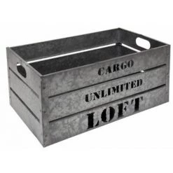 ATMOSPHERA, CRŽATEUR D'INTŽRIEUR Lot De 3 Cagettes De Rangement "Cargo" 50cm Gris -Petit rangement Soldes Magasin 33768346 2