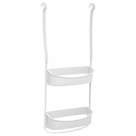 FIVE SIMPLY SMART Support De Douche 2 Paniers "Souple" 70cm Blanc 3 FIVE SIMPLY SMART Support De Douche 2 Paniers "Souple" 70cm Blanc