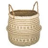ATMOSPHERA, CRŽATEUR D'INTŽRIEUR Panier De Rangement Pliable à Anses "Seagrass" 40cm Naturel -Petit rangement Soldes Magasin 34055591 1
