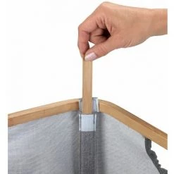 WENKO Panier à Rangement Bahari Pliable - 20 L. - 38 X 26 X 20 - Gris -Petit rangement Soldes Magasin 34084048 4