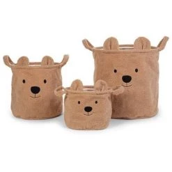 CHILDHOME Panier De Rangement Teddy 25x20x20 Cm Beige - Beige 9 CHILDHOME Panier De Rangement Teddy 25x20x20 Cm Beige - Beige -Petit rangement Soldes Magasin 34148137 3
