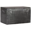 LABEL51 Boîte De Rangement Vintage 50x30x30 Cm L Noir Antique - Noir -Petit rangement Soldes Magasin 34148478 1