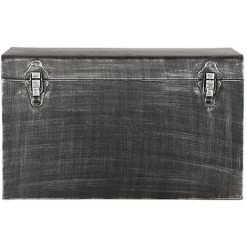 LABEL51 Boîte De Rangement Vintage 50x30x30 Cm L Noir Antique - Noir -Petit rangement Soldes Magasin 34148478 2