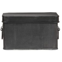 LABEL51 Boîte De Rangement Media 22x17x13 Cm M Noir Antique - Noir -Petit rangement Soldes Magasin 34148484 3