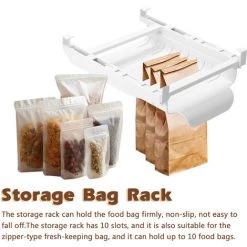 HAPPYSHOPPING Rack De Stockage Sur Rail Refrigerateur Sac De Conservation Au Frais Rack De Stockage Sur Rail Expedie Sans Sac 10 HAPPYSHOPPING Rack De Stockage Sur Rail Refrigerateur Sac De Conservation Au Frais Rack De Stockage Sur Rail Expedie Sans Sac -Petit rangement Soldes Magasin 34189864 4