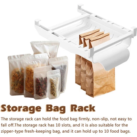 HAPPYSHOPPING Rack De Stockage Sur Rail Refrigerateur Sac De Conservation Au Frais Rack De Stockage Sur Rail Expedie Sans Sac 6 HAPPYSHOPPING Rack De Stockage Sur Rail Refrigerateur Sac De Conservation Au Frais Rack De Stockage Sur Rail Expedie Sans Sac – Image 4