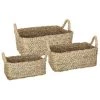 ATMOSPHERA, CRŽATEUR D'INTŽRIEUR Lot De 3 Paniers De Rangement à Anses "Seagrass" 13cm Naturel -Petit rangement Soldes Magasin 34562173 1