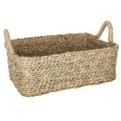 ATMOSPHERA, CRŽATEUR D'INTŽRIEUR Lot De 3 Paniers De Rangement à Anses "Seagrass" 13cm Naturel -Petit rangement Soldes Magasin 34562173 2