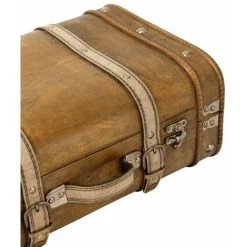 Paris Prix - Lot De 2 Valises Déco "arrondie" 45cm Naturel -Petit rangement Soldes Magasin 34562901 5