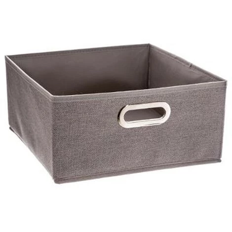 FIVE SIMPLY SMART Boîte De Rangement Pliable "Premium" 15x31cm Gris Clair 3 FIVE SIMPLY SMART Boîte De Rangement Pliable "Premium" 15x31cm Gris Clair
