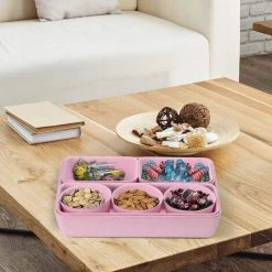 DIYOZZY SystèMe D'Organisateur De Tiroir, 8 Paniers En Feutre Pour Les CosméTiques, Rangement Pour Meuble-Lavabo Lavable, Panier En Feutre Pliable Pour Ranger La Papeterie Rose 8 DIYOZZY SystèMe D'Organisateur De Tiroir, 8 Paniers En Feutre Pour Les CosméTiques, Rangement Pour Meuble-Lavabo Lavable, Panier En Feutre Pliable Pour Ranger La Papeterie Rose -Petit rangement Soldes Magasin 34705941 3