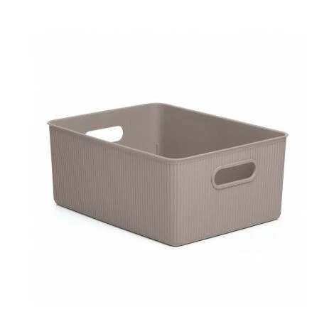 PLASTICOS TATAY Panier De Rangement Baobab L Taupe Tatay 3 PLASTICOS TATAY Panier De Rangement Baobab L Taupe Tatay