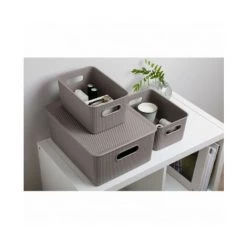 PLASTICOS TATAY Panier De Rangement Baobab L Taupe Tatay 10 PLASTICOS TATAY Panier De Rangement Baobab L Taupe Tatay -Petit rangement Soldes Magasin 34827770 4