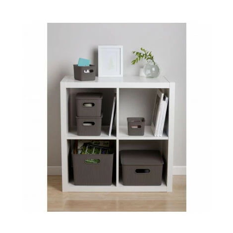 PLASTICOS TATAY Panier De Rangement Baobab L Taupe Tatay 7 PLASTICOS TATAY Panier De Rangement Baobab L Taupe Tatay – Image 5