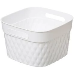 Five - Panier Multi Usages Carré Blanc 4 Litres - Blanc