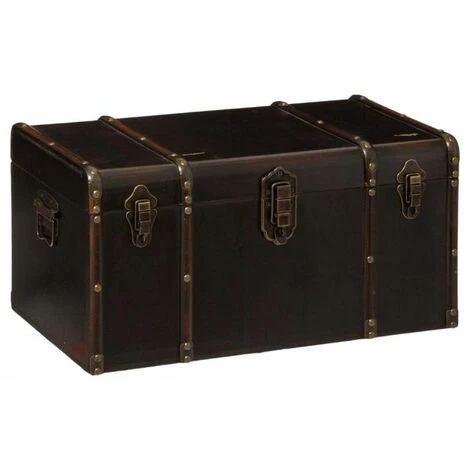 ATMOSPHERA, CRATEUR D'INTRIEUR Lot De 3 Malles De Rangement "British" 80cm Marron 6 ATMOSPHERA, CRATEUR D'INTRIEUR Lot De 3 Malles De Rangement "British" 80cm Marron – Image 4