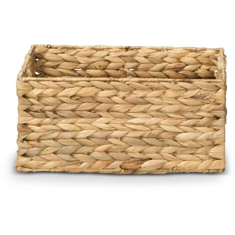 AMBICO Panier De Rangement PAUL M En Jacinthe D’eau, Dimensions: 34x27x16 Cm (L/P/H) 7 AMBICO Panier De Rangement PAUL M En Jacinthe D’eau, Dimensions: 34x27x16 Cm (L/P/H) – Image 5