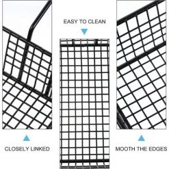 BARES Fil Panier De Friture Profonde Panier De Friture Français Puce Panier À Friture Tamis Alimentaire Passoire Filtre Alimentaire Skimmer Alimentaire Servant Paniers Plateau Frites 10 BARES Fil Panier De Friture Profonde Panier De Friture Français Puce Panier À Friture Tamis Alimentaire Passoire Filtre Alimentaire Skimmer Alimentaire Servant Paniers Plateau Frites -Petit rangement Soldes Magasin 35498346 4