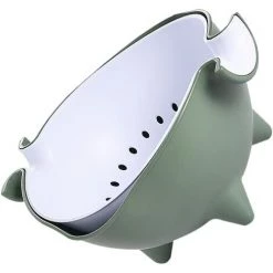 BARES Lumière Passoire Passoire En Plastique Double Couche À Laver Bol De Fruits Et Légumes Panier Alimentaire Bol De Vidange Passoire Pour Riz Légumes Fruits