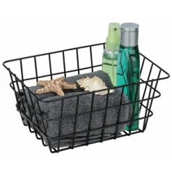 Corbeille Wenko VIANA Noir Mat - Rangement Cuisine - Noir -Petit rangement Soldes Magasin 35547314 5