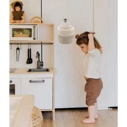 BRIDAY Paniers Muraux En Corde 2 Pièces Petits Paniers En Corde DCoton Ensembles Paniers Tissés Rangement Paniers Suspendus Pour Organiser Des Paniers Ronds Pour Plantes -Petit rangement Soldes Magasin 35563598 5