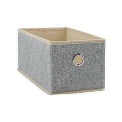 MSV Boite Tiroir De Rangement Microaérée Et Respirant Rectangle Gris - Gris