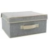 MSV Boite Tiroir De Rangement Microaérée Et Respirant Avec Couvercle Gris - Gris 1 MSV Boite Tiroir De Rangement Microaérée Et Respirant Avec Couvercle Gris - Gris -Petit rangement Soldes Magasin 35654363 1