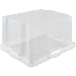KEEEPER Boîte De Rangement Avec Poignées Intégrées, Taille : XL, 43 X 35 X 23 Cm, 24 L, Transparent -Petit rangement Soldes Magasin 35685587 3