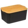 Five - Boite De Rangement Avec Couvercle En Bambou 6,5 L - Noir -Petit rangement Soldes Magasin 35838217 1