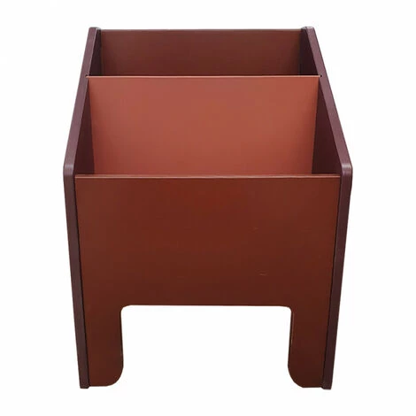 MEUBLETMOI Porte-revues Et Livres Pour Enfant Sans Visserie Rouge - TONI 1885 - Rouge 4 MEUBLETMOI Porte-revues Et Livres Pour Enfant Sans Visserie Rouge - TONI 1885 - Rouge – Image 2