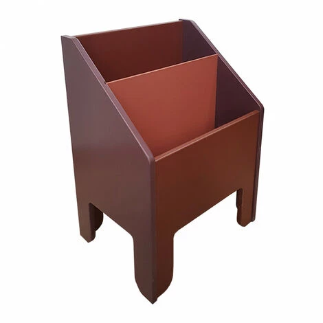 MEUBLETMOI Porte-revues Et Livres Pour Enfant Sans Visserie Rouge - TONI 1885 - Rouge 5 MEUBLETMOI Porte-revues Et Livres Pour Enfant Sans Visserie Rouge - TONI 1885 - Rouge – Image 3