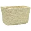 HOMEMAISON Panier Rectangulaire En Fibre De Mais Beige 22 X (h)12 X 12.5 Cm - Beige