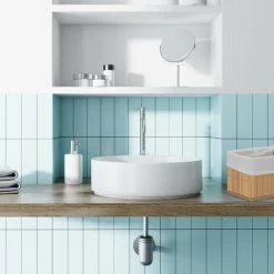 Relaxdays Corbeille De Rangement En Tissu, Set De 6 Paniers En Bambou, Déco étagère Organiseur, Nature -Petit rangement Soldes Magasin 36626301 4