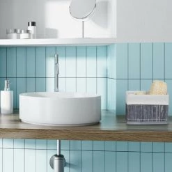 Relaxdays Corbeille De Rangement En Tissu, Set De 6 Paniers En Bambou, Déco étagère Organiseur, Gris -Petit rangement Soldes Magasin 36871359 3