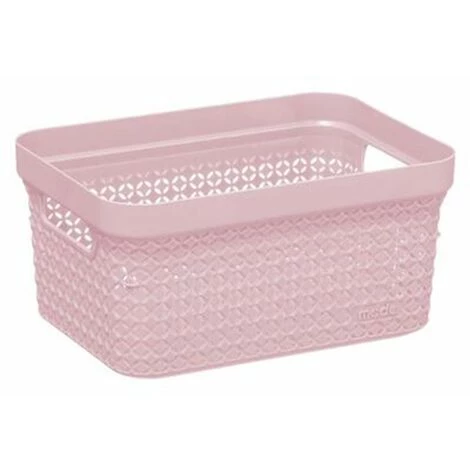 FIVE SIMPLY SMART Panier De Rangement "Scandi" 17L Rose 3 FIVE SIMPLY SMART Panier De Rangement "Scandi" 17L Rose
