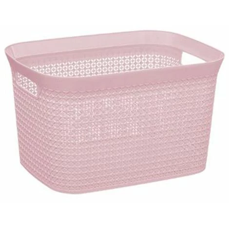 FIVE SIMPLY SMART Panier De Rangement "Scandi" 25L Rose 3 FIVE SIMPLY SMART Panier De Rangement "Scandi" 25L Rose