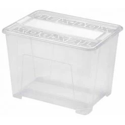 Paris Prix - Boîte De Rangement "texbox" 21l Transparent