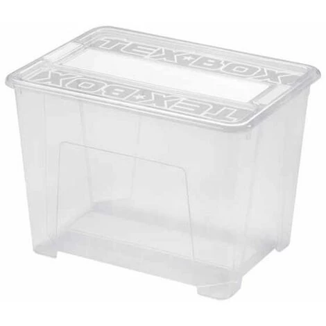 Paris Prix - Boîte De Rangement "texbox" 21l Transparent 3 Paris Prix - Boîte De Rangement "texbox" 21l Transparent