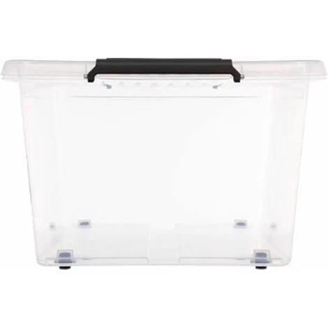 FIVE SIMPLY SMART Boîte De Rangement à Clip "N Box" 40L Transparent 4 FIVE SIMPLY SMART Boîte De Rangement à Clip "N Box" 40L Transparent – Image 2